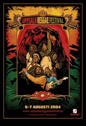 Poster: Uppsala Reggae Festival 2004