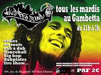 Flyer Wicked Vibes Sound - Sound system le mardi 18 décembre 2007 à Paris