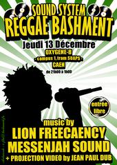 Flyer Lion FreeCaency - Sound system le 13/12/2007 à CAEN
