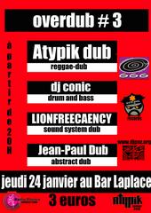 Flyer Overdub 3 - Sound system le 24/01/2008 à caen