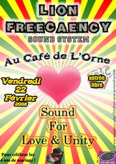 Flyer Lion FreeCaency - Sound system le vendredi 22 février 2008 à CAEN