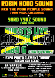 Flyer ROBIN HOOD + YARD VIBZ - Concert le 04-12-2008 à Dijon