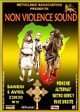 Flyer NON VIOLENCE SOUND SYSTEM - Sound system le samedi 5 avril 2008 à Paris