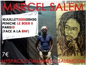 Flyer MARCEL SALEM - Concert le jeudi 10 juillet 2008 à PARIS