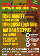 Flyer ROOTS Improvisators Dub & Iration - Festival le 24/10/2008 à kingersheim
