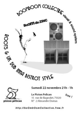 Flyer BoOmbOom-Collective - Sound system le samedi 22 novembre 2008 à Paris