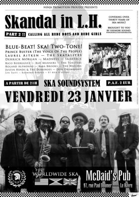 Flyer Skandal in LH part 2 - Sound system le 01-23-2009 à Le Havre