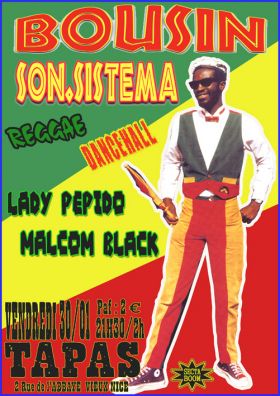 Flyer BOUSIN SON SISTEMA - Sound system le 30/01/2009 à NICE
