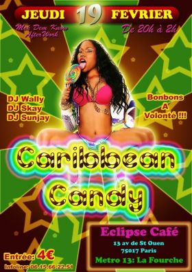 Flyer Caribbean Candy (AfterWork) - Sound system le 02-19-2009 à Paris