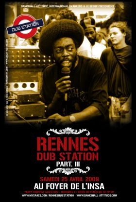 Flyer RENNES DUB STATION #3 - Sound system le 25/04/2009 à Rennes