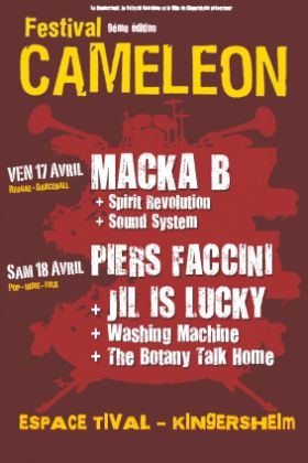 Flyer MACKA B + Spirit Revolution - Festival le vendredi 17 avril 2009 à Kingersheim