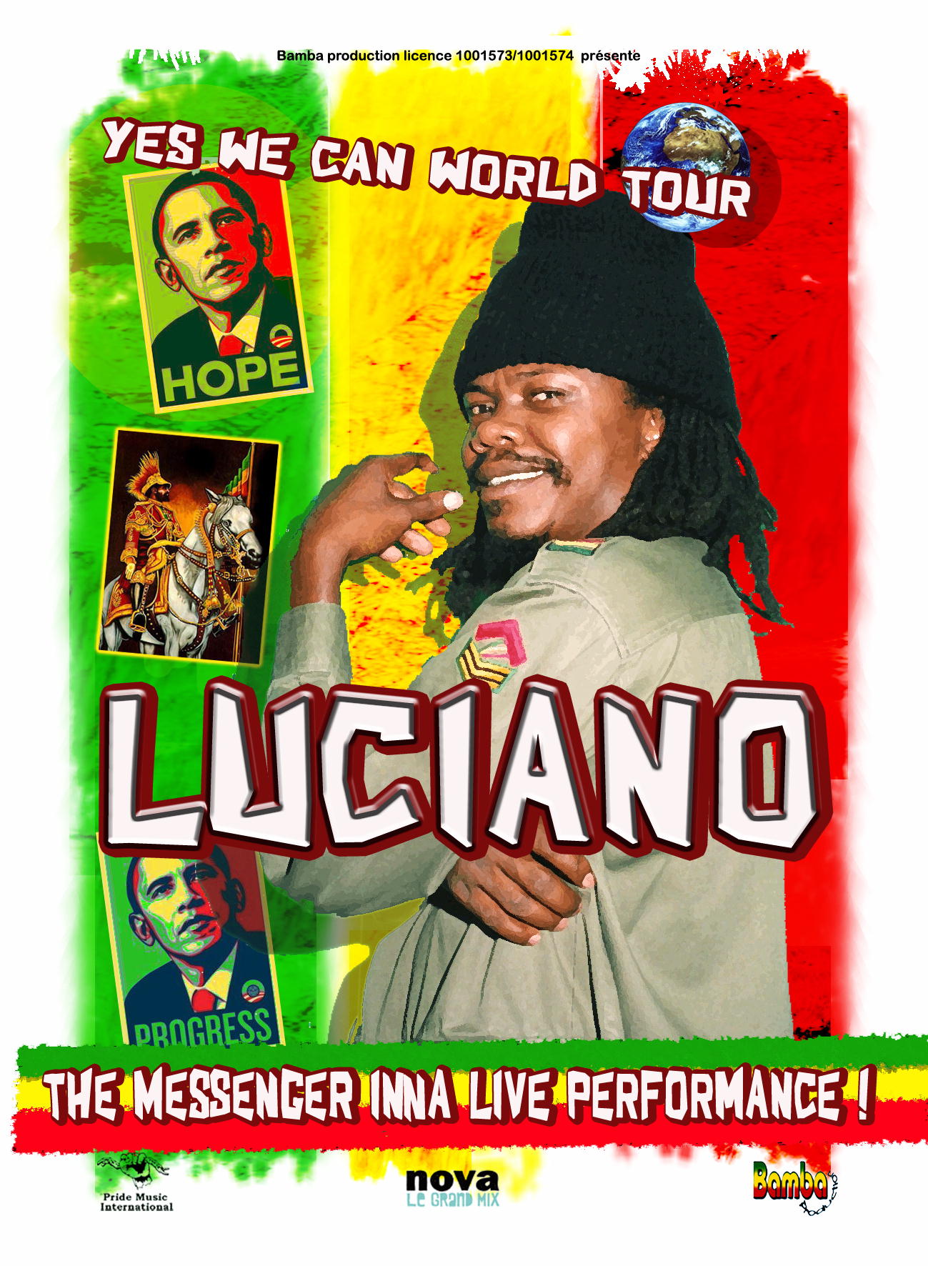 Flyer LUCIANO + GUEST - Concert le mercredi 20 mai 2009 à Bordeaux