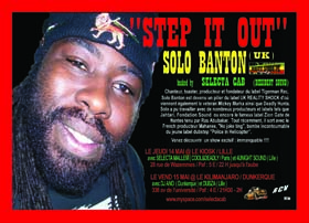 Flyer SOLO BANTON (REALITY SHOCK) & CAB - Sound system le 14/05/2009 à lille