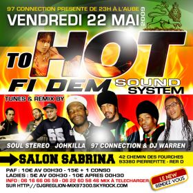 Flyer SOUL STEREO & 97 CONNECTION - Sound system le vendredi 22 mai 2009 à PIERREFITE