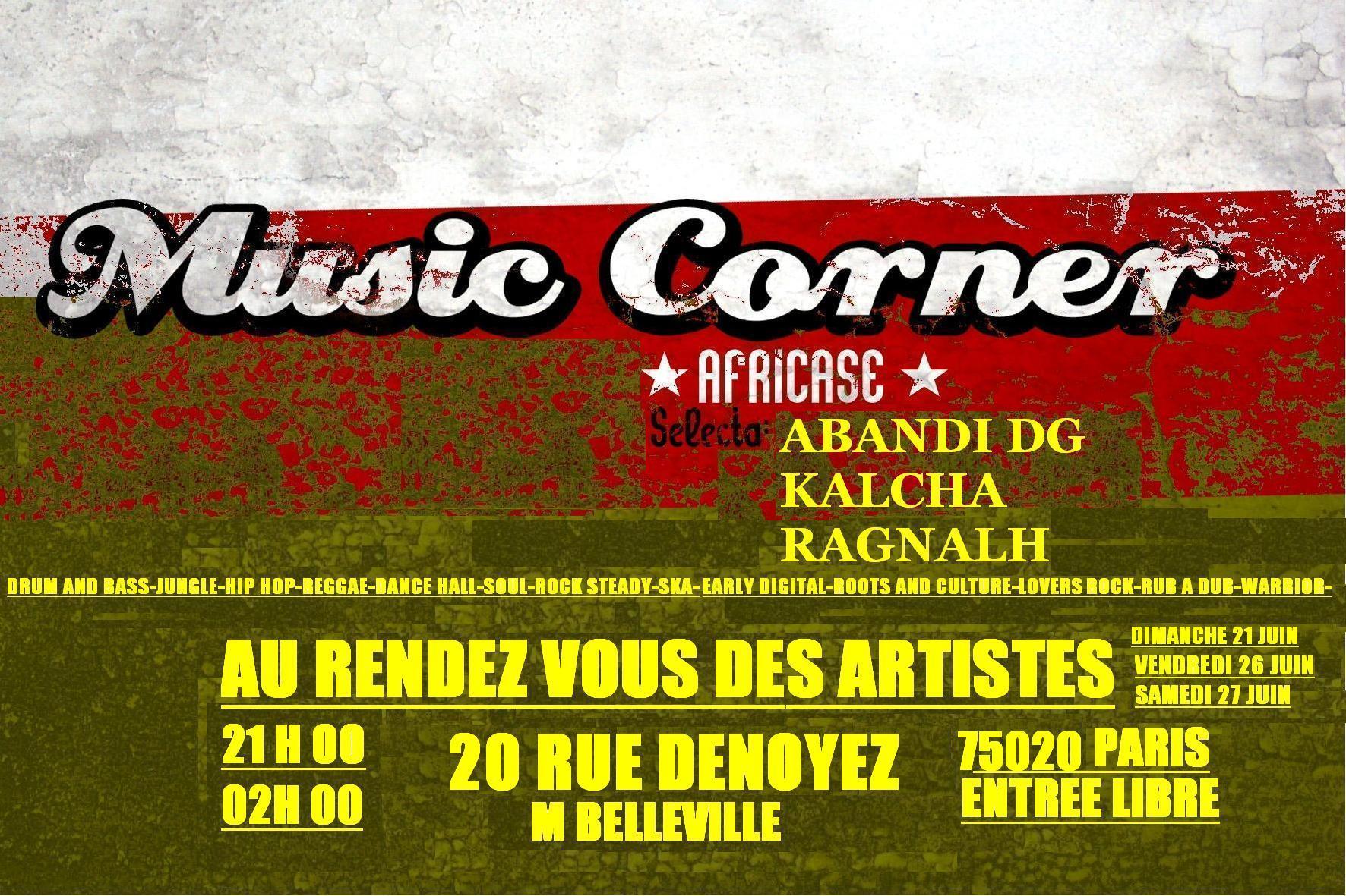 Flyer MUSIC CORNER - Sound system le 06-26-2009 à PARIS