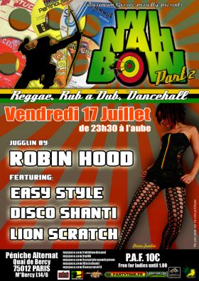 Flyer WI NAH BOW # 2 - Sound system le 17/07/2009 à Paris
