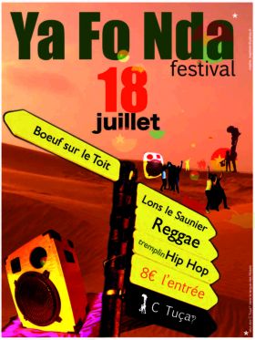 Flyer Ya Fo Nda Festival - Jah Mic... - Festival le 18/07/2009 à Lons Le Saunier
