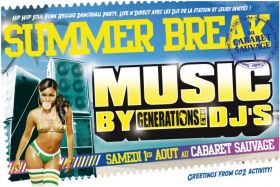 Flyer generations dj's crew - Sound system le 01/08/2009 à Paris