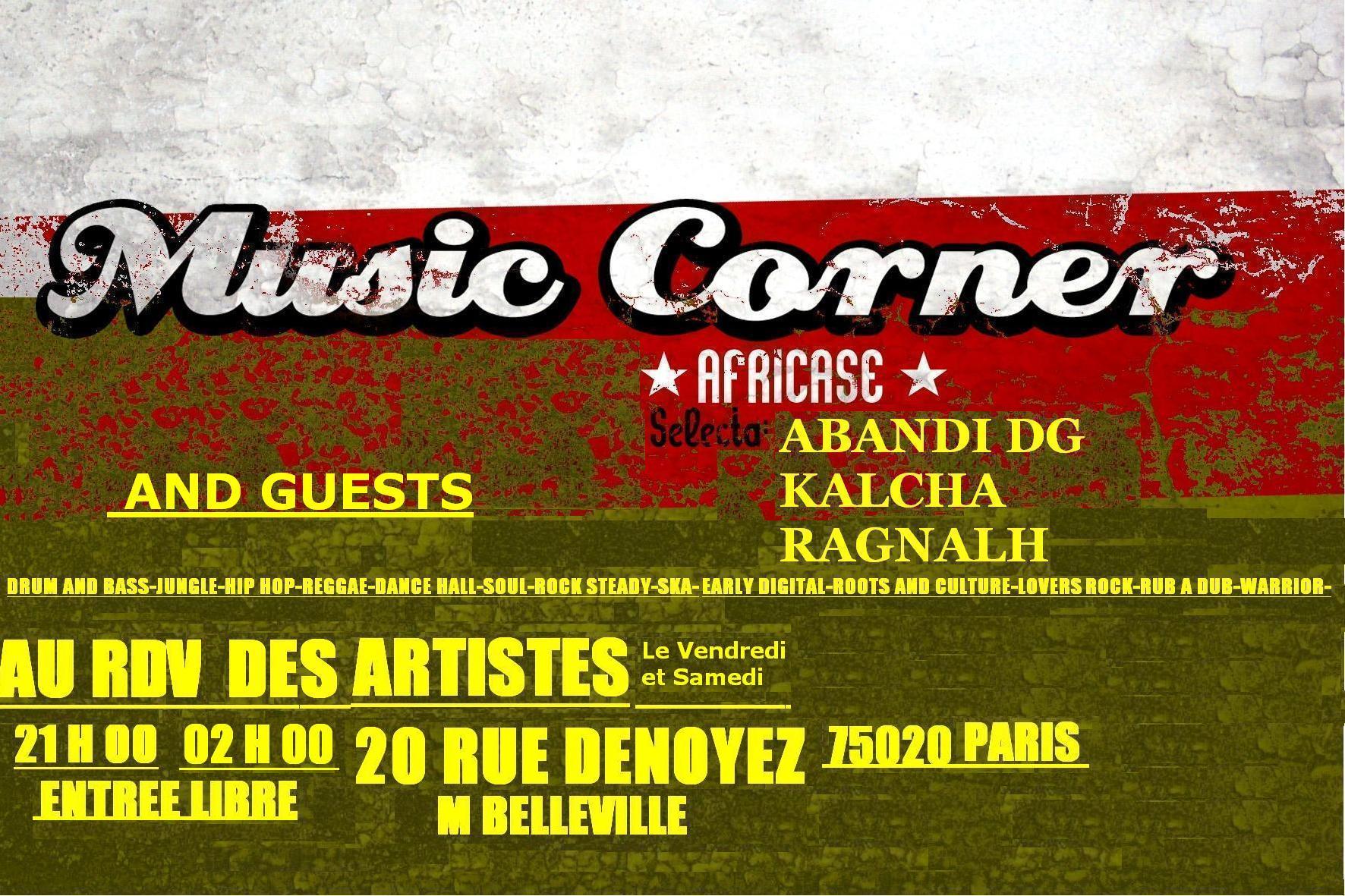 Flyer MUSIC CORNER #4 - Concert le vendredi 31 juillet 2009 à PARIS