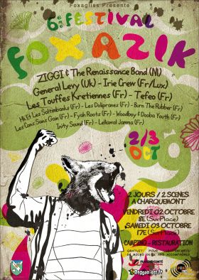 Flyer FOXAZIK 2009 - Festival le 02/10/2009 à CHARQUEMONT