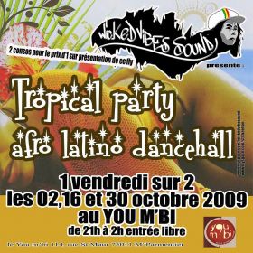Flyer Wicked vibes(stickee) - Sound system le vendredi 2 octobre 2009 à PARIS