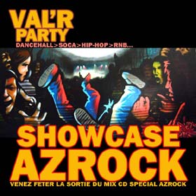 Flyer Showcase AZROCK - Concert le 20/02/2004 à Paris