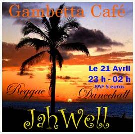 Flyer JahWell - Concert le mercredi 21 avril 2004 à Paris