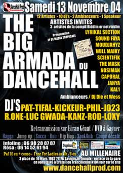 Flyer Sound Faya - Concert le 13/11/2004 à Savigny le Temple