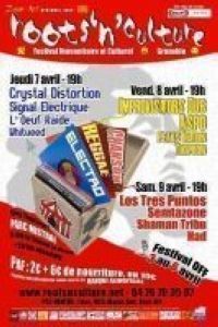 Flyer Festival Roots'n'Culture-reggae - Concert le 08/04/2005 à grenoble