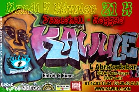 Flyer KAWULE Sound System - Sound system le mardi 7 février 2006 à Paris