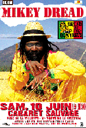Flyer MIKEY DREAD annulé - Concert le 10/06/2006 à Paris
