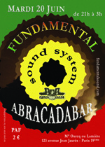 Flyer FUNDAMENTAL & GUESTS - Sound system le mardi 20 juin 2006 à Paris