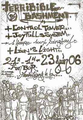 Flyer TERRIBIBLE Bashment - Sound system le vendredi 23 juin 2006 à Montigny le Bretonneux