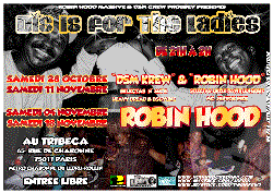 Flyer ROBIN HOOD + D.S.M KREW - Sound system le 11/11/2006 à Paris