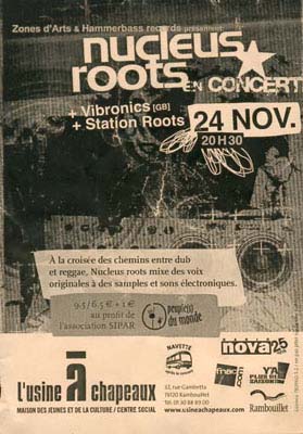 Flyer Nucleus Roots, Station Roots - Concert le 11-24-2006 à Rambouillet