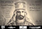 Flyer Prophecy Sound + Queen T (Live) - Sound system le 11/01/2007 à Lille