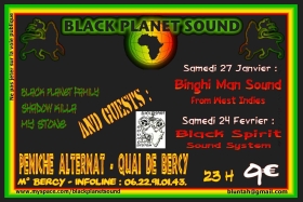 Flyer Black Planet Sound - Sound system le samedi 27 janvier 2007 à Paris