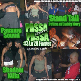 Flyer PASSA PASSA PARIS#3 - Sound system le mercredi 28 février 2007 à Paris