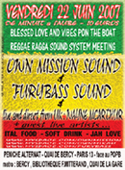 Flyer OWN MISSION-FURYBASS-WAYNE MCARTHUR - Sound system le 22/06/2007 à Paris