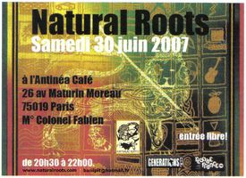 Flyer Natural Roots