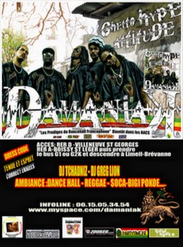 Flyer DAMANIAK - Concert le 07/07/2007 à LIMEIL-BREVANNE