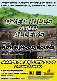 Flyer ROBIN HOOD SOUND - Sound system le 07-31-2007 à Paris