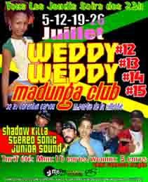 Flyer WEDDY WEDDY HOT &SEXY - Sound system le 12/07/2007 à PARIS
