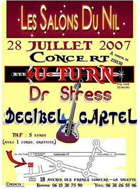 Flyer décibel cartel - Concert le 07-28-2007 à La Valette du Var