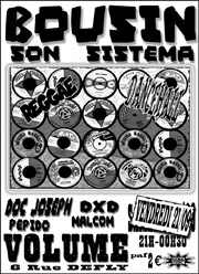 Flyer BOUSIN SON SISTEMA - Sound system le vendredi 21 septembre 2007 à NICE