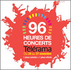 Les 96h de concerts de Télérama