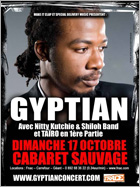 Gyptian en concert à Paris