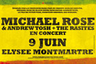 Concert cancelled for Michael Rose, Andrew Tosh & The Rasites
